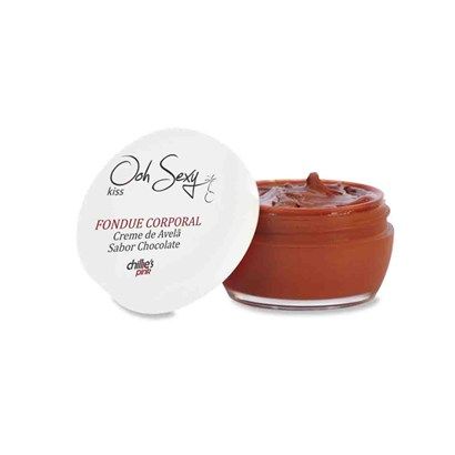 Fondue Corporal Beijável Creme De Avelã 60gr Chillies Pink