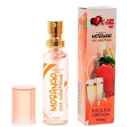 Aromatizante Bucal Morango Com Champanhe 15ml KGel